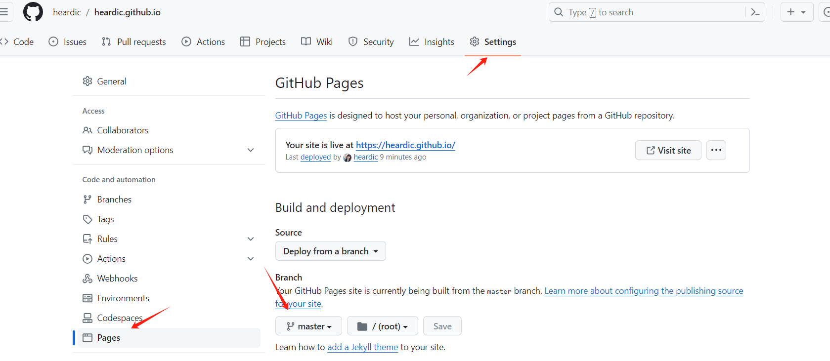 使用VuePress搭建知识库并推送到GitHub Pages插图6