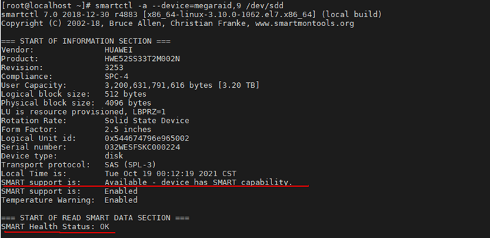 Smartctl搭配Storcli工具定位硬盘插图6